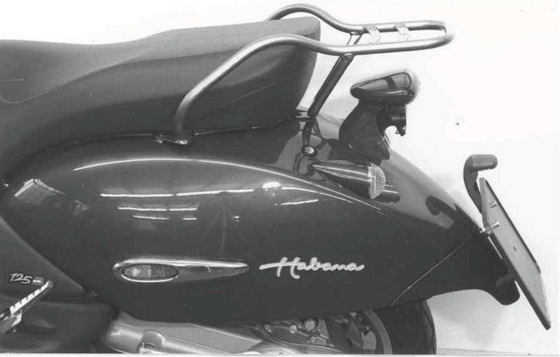 Hepco & Becker Tube Topcasecarrier-chrome for Aprilia Habana 50-125 Custom/Mojito | 650833 01 02