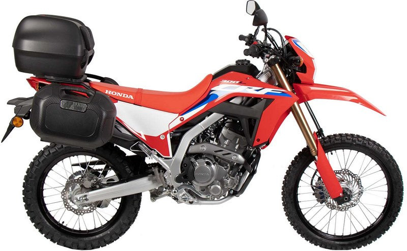 Hepco & Becker Topcase - Set Journey Topcase 40 Black Incl. Carrier For Honda CRF 300 L (2021-) | 6509534 01 01-089 bl