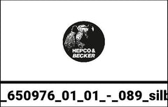 Hepco & Becker Topcase-Set Journey 40 black/silver incl. carrier for Honda CRF 250 L (2012-) / Rally (2017-) | 650976 01 01 - 089 silber