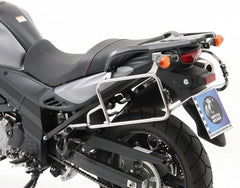 Hepco & Becker Sidecarrier Cutout stainless steel incl. Xplorer Cutout sideboxes for Suzuki V-Strom 650 ABS (2012-2016) | 6513528 00 22-00-40