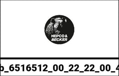 Hepco & Becker Sidecarrier Cutout stainless steel incl. Xplorer Cutout sideboxes for BMW F 750 GS (2018-) | 6516512 00 22 22-00-40