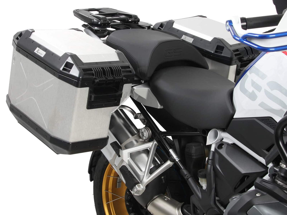 Hepco & Becker Sidecarrier Cutout Stainless Steel Incl. Xplorer Cutout Sideboxes For BMW R1250GS (2018-) | 6516514-00-22-00-40