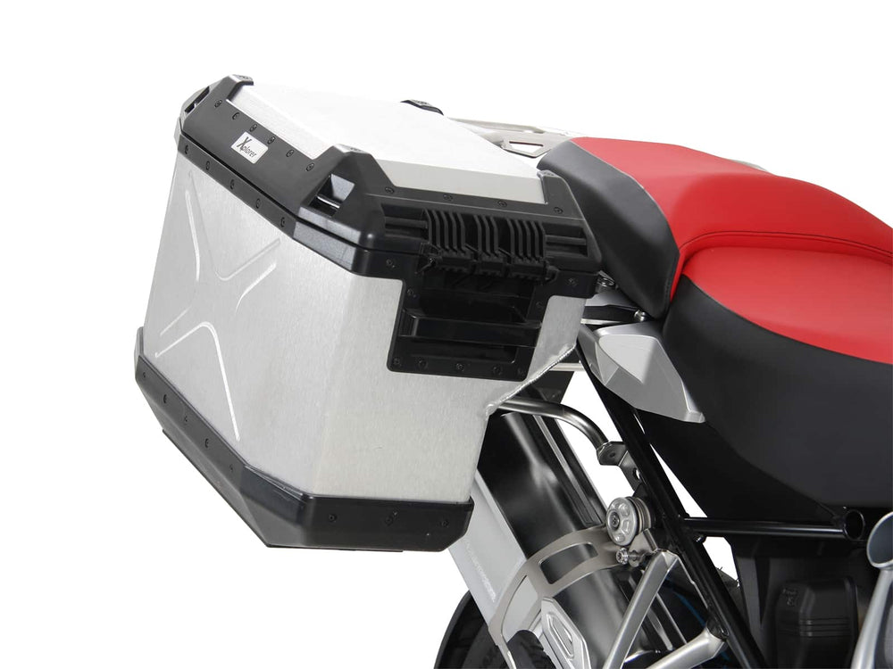 Hepco & Becker Sidecarrier Cutout Stainless Steel Incl. Xplorer Cutout Sideboxes For BMW R1250GS Adventure (2019-) | 6516519-00-22-00-40