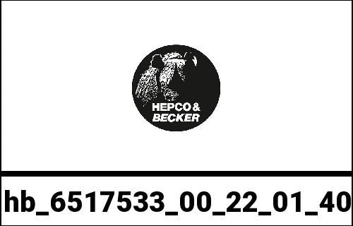Hepco & Becker Sidecarrier Cutout stainless steel incl. Xplorer black sideboxes for KTM 1290 Super Adventure (2015-) | 6517533 00 22-01-40