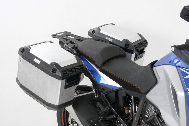 Hepco & Becker Sidecarrier Cutout stainless steel incl. Xplorer Cutout sideboxes for KTM 1090 Adventure (2017-) | 6517556 00 22-00-40