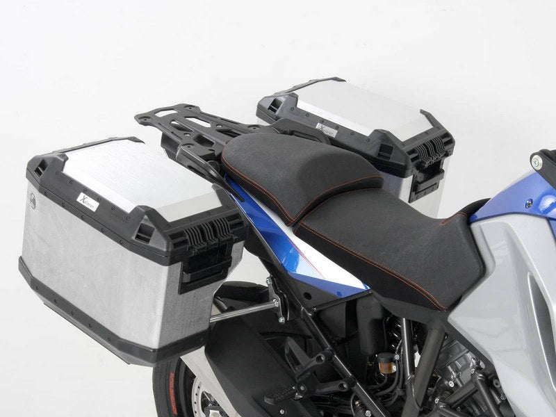 Hepco & Becker Sidecarrier Cutout stainless steel incl. Xplorer sideboxes silver for KTM 1090 Adventure R (2017-) | 6517563 00 22-00-40
