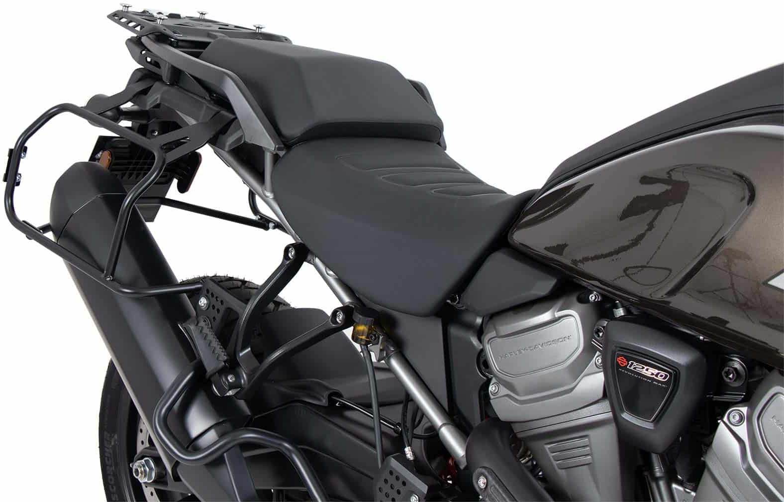Hepco & Becker Side carrier Cutout for Xplorer Cutout cases 40/37 for Harley Davidson Pan America (2021-) | 6517600 00 01