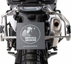 Hepco & Becker Sidecarrier Cutout stainless steel incl. Xplorer sideboxes black for Husqvarna Norden 901 (2022-) | 6517634 00 22-01-40