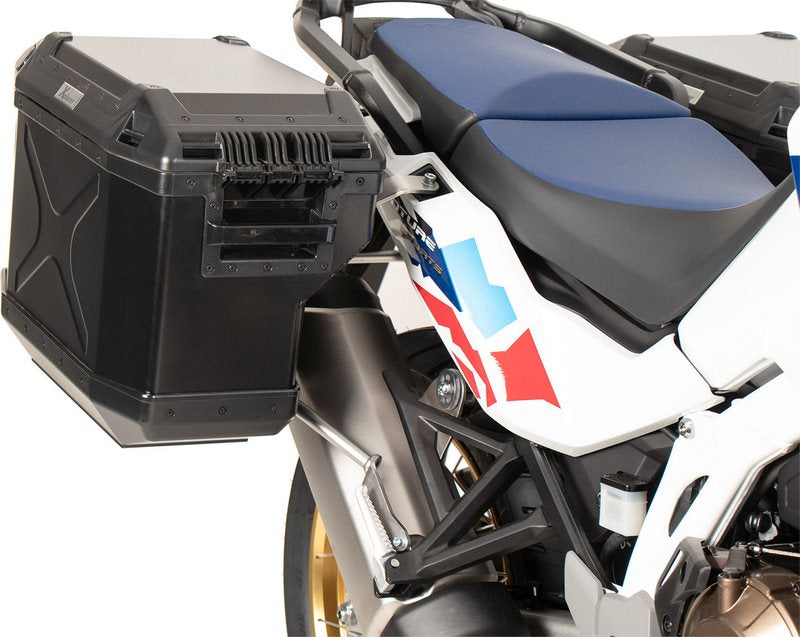 Hepco & Becker Side Carrier Cutout Stainless Steel Incl. Xplorer Sideboxes Black For Honda CRF 1100L Africa Twin Adventure Sports (2024-) | 6519544 00 22-01-40