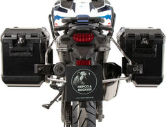 Hepco & Becker Side Carrier Cutout Stainless Steel Incl. Xplorer Sideboxes Black For Honda CRF 1100L Africa Twin Adventure Sports (2024-) | 6519544 00 22-01-40