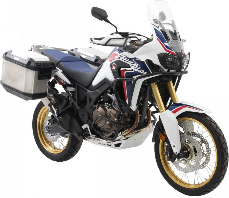 Hepco & Becker Sidecarrier Cutout stainless steel incl. Xplorer Cutout sideboxes for Honda CRF1000L Africa Twin (2016-2017) | 651994 00 22-00-40
