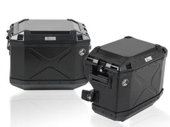Hepco & Becker Sidecarrier Cutout Stainless Steel Incl. Xplorer Black Sideboxes For Honda CRF1000L Africa Twin (2016-2017) | 651994-00-22-01-40