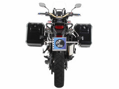 Hepco & Becker Sidecarrier Cutout Stainless Steel Incl. Xplorer Black Sideboxes For Honda CRF1000L Africa Twin (2016-2017) | 651994-00-22-01-40