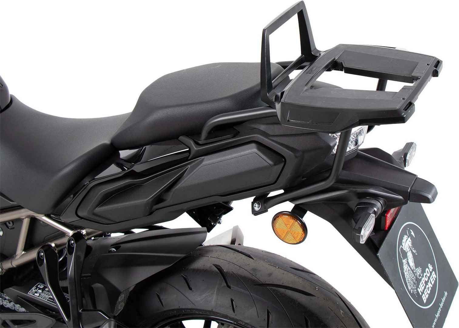 Hepco & Becker Alurack topcasecarrier black for Suzuki GSX-S 1000 GT / Travel Edition (2022-) | 6523547 01 01