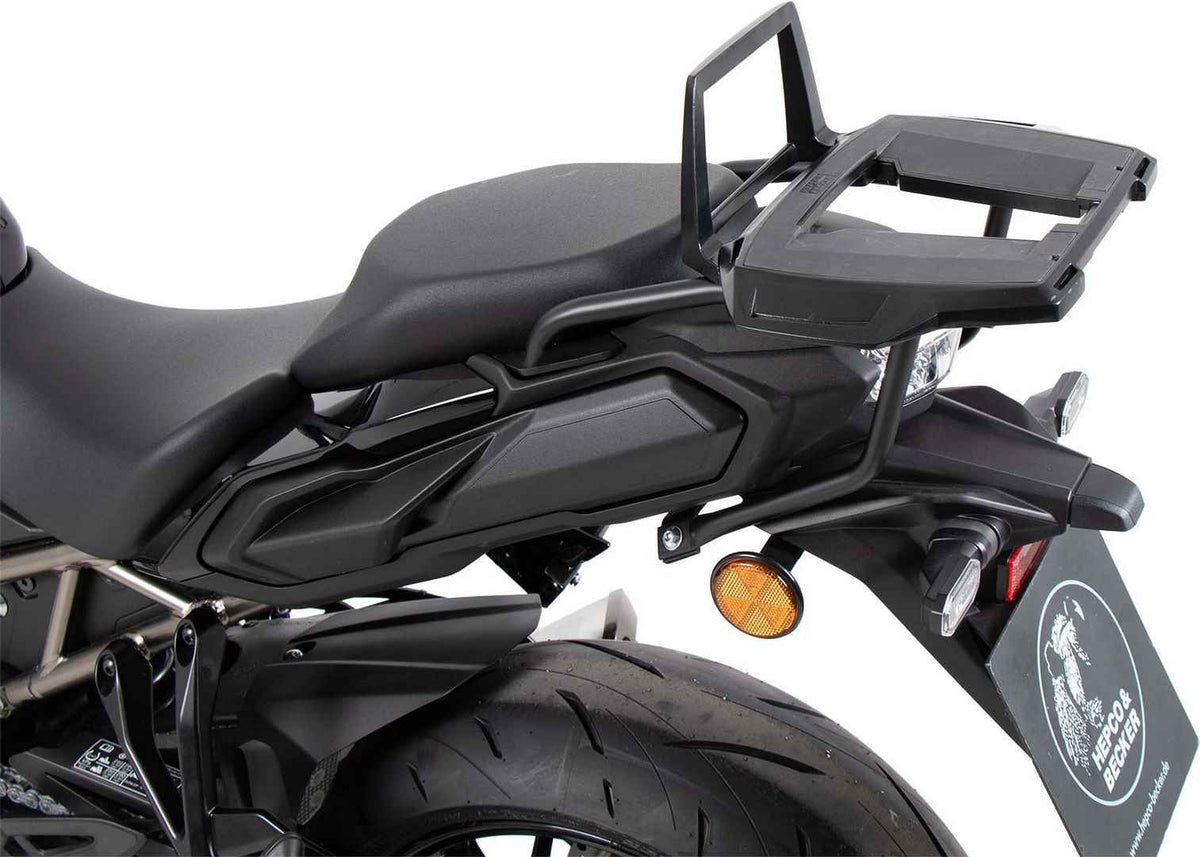 Hepco & Becker Alurack topcasecarrier black for Suzuki GSX-S 1000 GT / Travel Edition (2022-) | 6523547 01 01