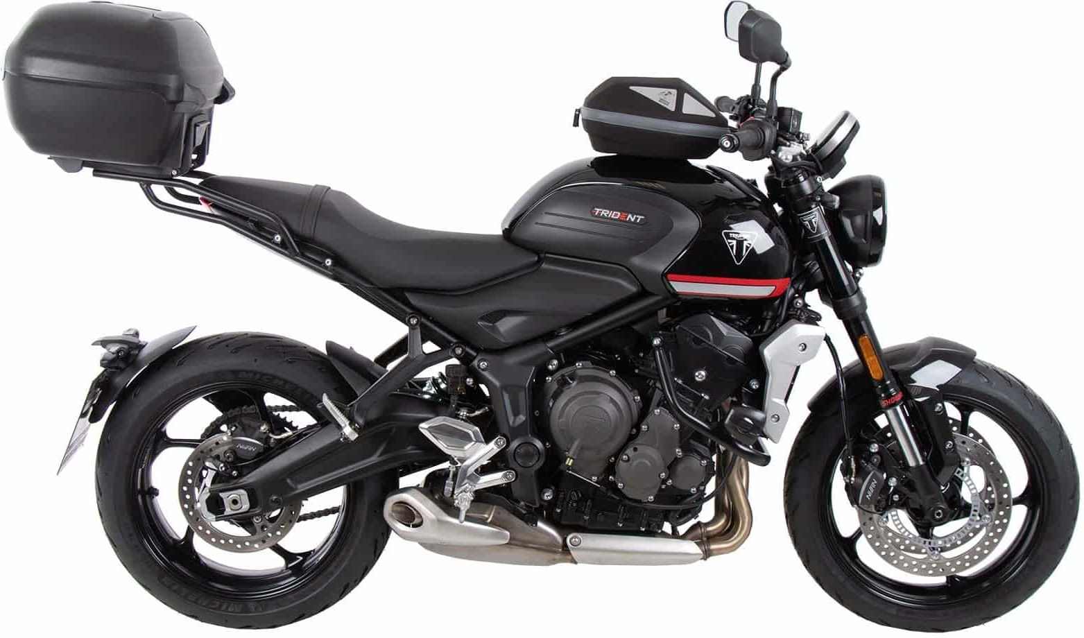 Hepco & Becker Alurack topcasecarrier black for Triumph Trident 660 (2021-) | 6527612 01 01
