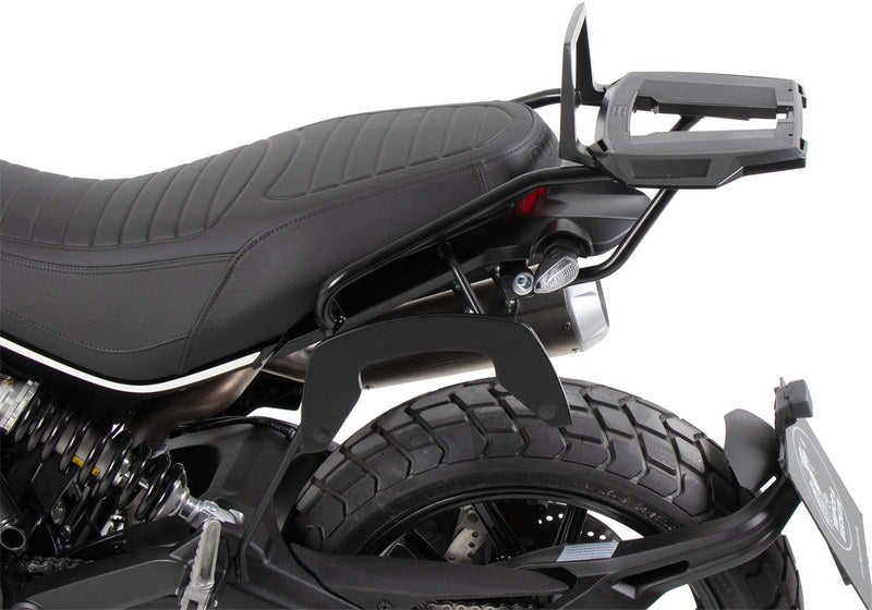 Hepco & Becker Alurack top case carrier black for Ducati Scrambler 1100 Dark Pro/Pro/Sport Pro (2021-) | 6527616 01 01