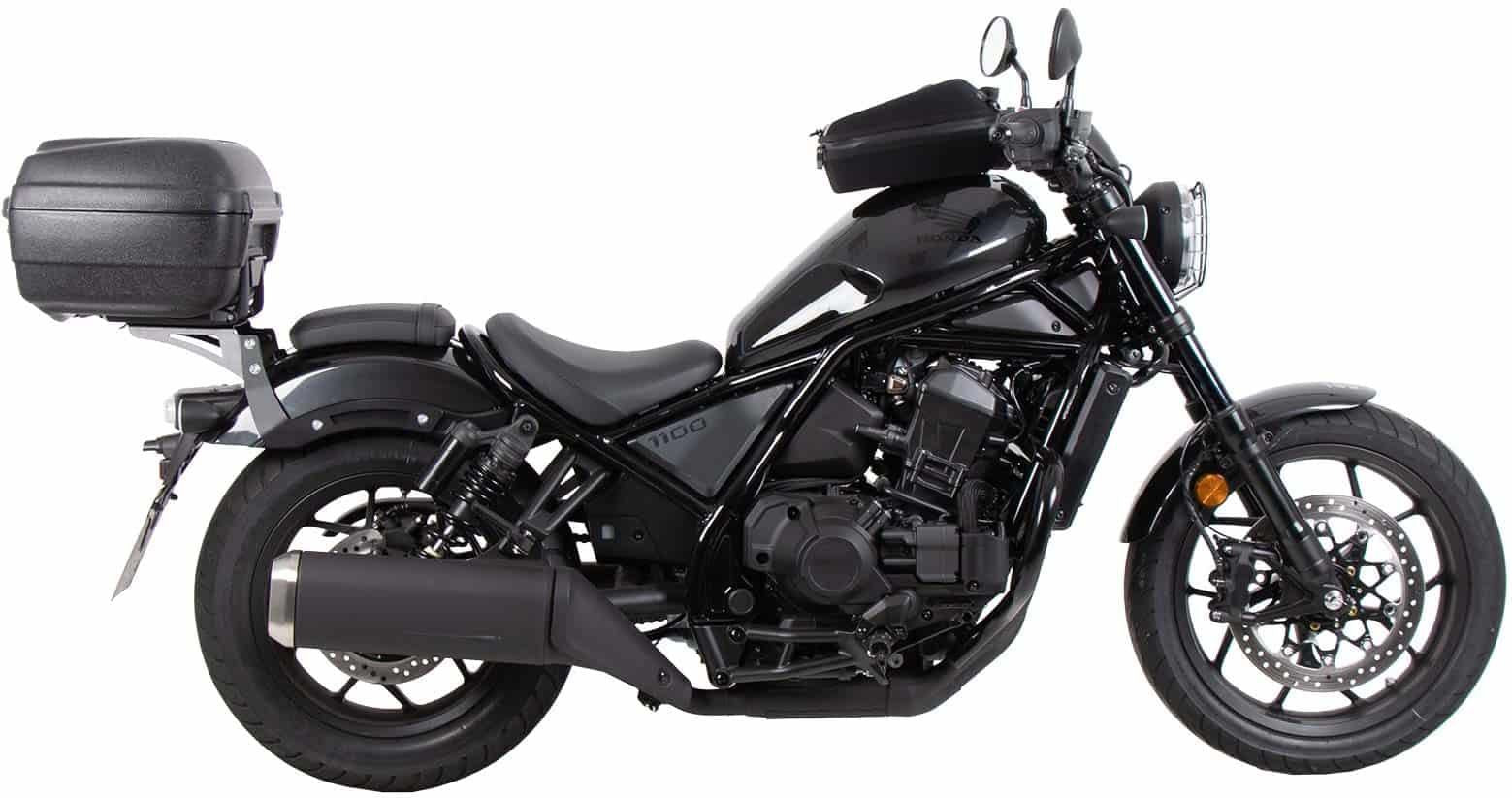 Hepco & Becker Alurack top case carrier black for Honda CMX 1100 Rebel (2021-) | 6529525 01 01