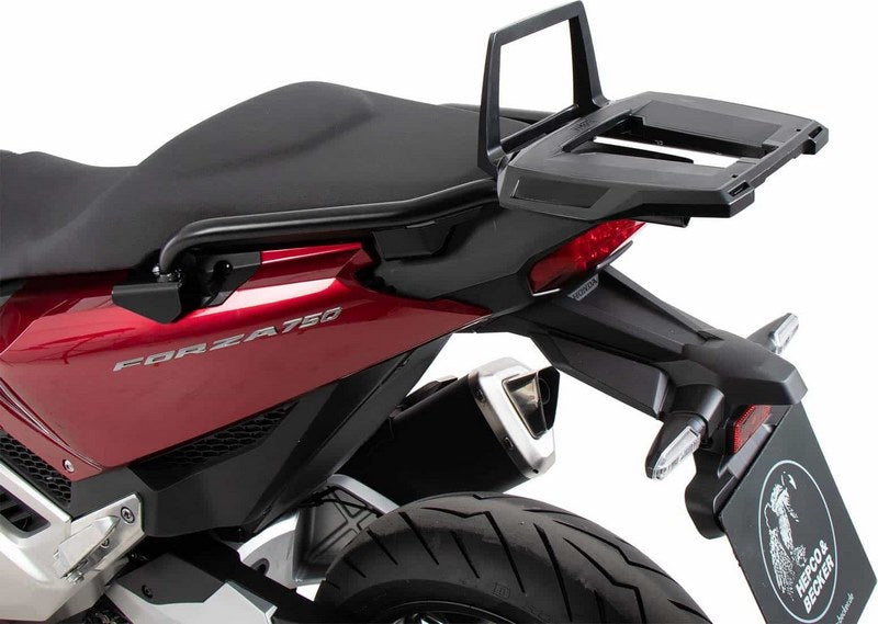 Hepco & Becker Alurack top case carrier black for Honda Forza 750 (2021-) | 6529528 01 01