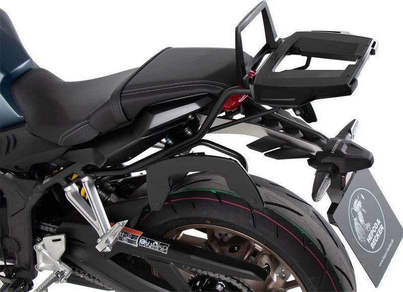 Hepco & Becker Alurack top case carrier black for Honda CBR 650 R (2021-) | 6529532 01 01