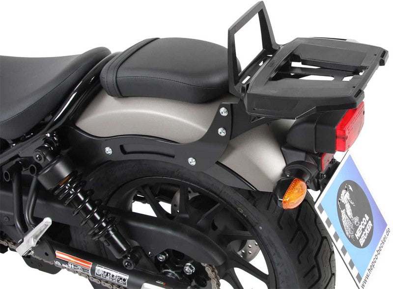 Hepco & Becker Alurack topcasecarrier-black for Honda CMX500 Rebel from 2017 | 652998 01 01