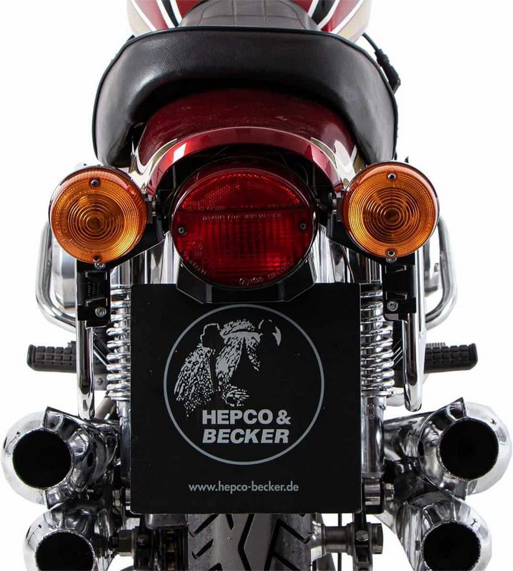 Hepco & Becker Sidecarrier permanent mounted chrome for Kawasaki Z 900 (1973-1976)/Z1000 A (1977-1978) | 6532535 00 02