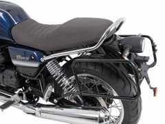 Hepco & Becker Side carrier permanent mounted black for Moto Guzzi V7 Special/Stone/Centenario (850 ccm) (2021-) | 653556 00 01