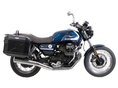 Hepco & Becker Side carrier permanent mounted chrome for Moto Guzzi V7 Stone / Special (850 ccm) (2021-) | 653556 00 02