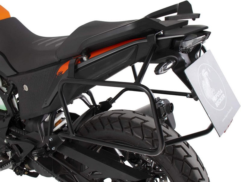 Hepco & Becker Sidecarrier permanent mounted - black for KTM 390 Adventure (2020-) | 6537601 00 01