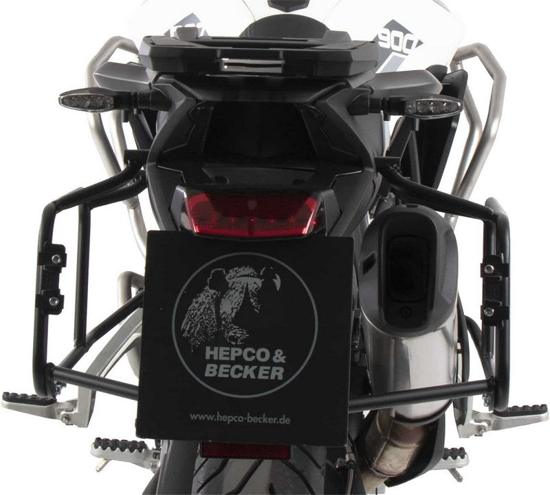 Hepco & Becker Sidecarrier permanent mounted black for Triumph Tiger 850 Sport (2021-) | 6537613 00 01