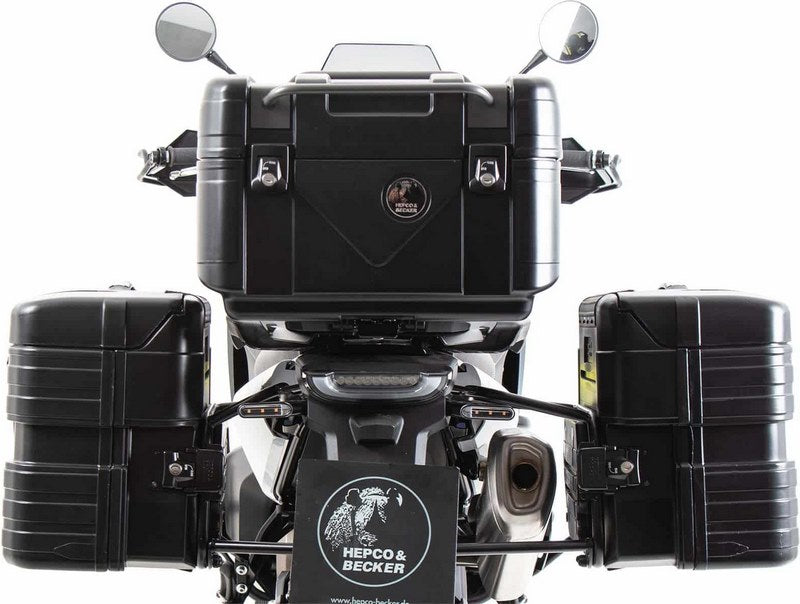 Hepco & Becker Sidecarrier permanent mounted black for Husqvarna Norden 901 (2022-) | 6537634 00 01