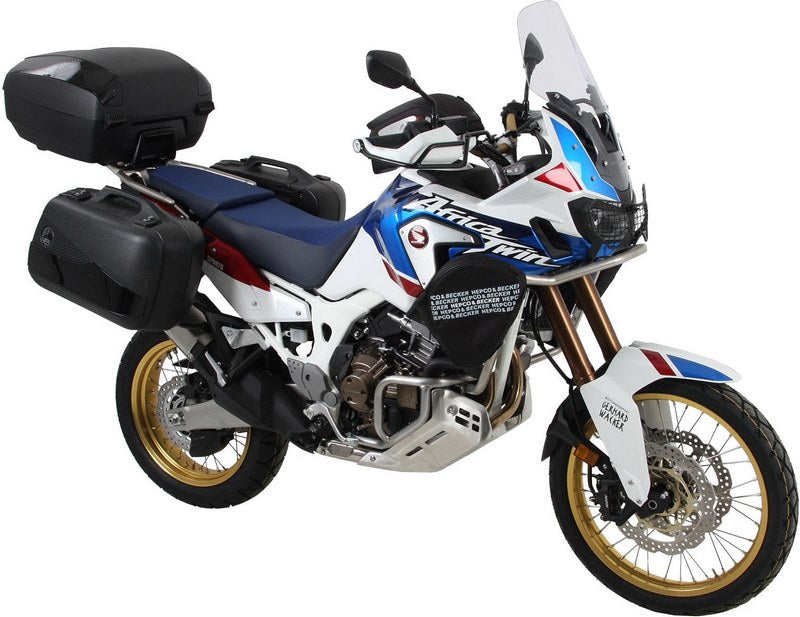 Hepco & Becker Sidecarrier permanent mounted-black for Honda CRF1000L Africa Twin Adventure Sports from 2018 | 6539510 00 01