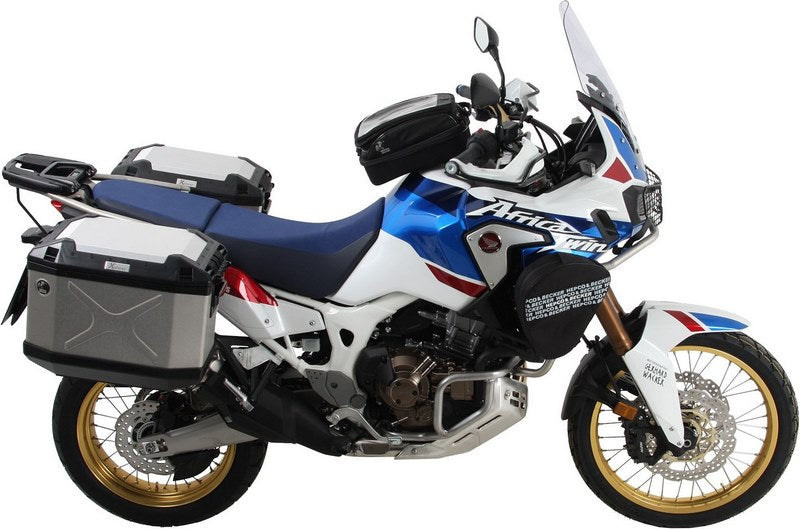 Hepco & Becker Sidecarrier permanent mounted-black for Honda CRF1000L Africa Twin Adventure Sports from 2018 | 6539510 00 01
