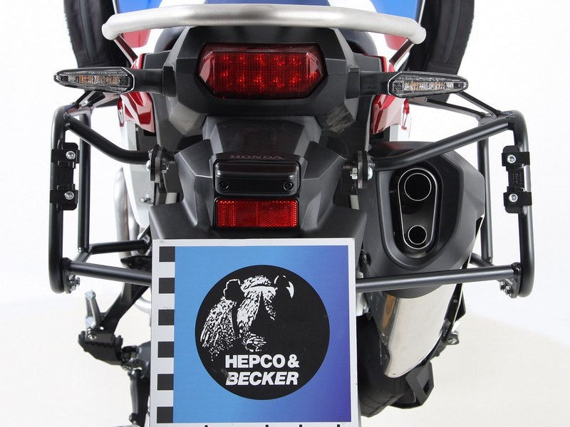 Hepco & Becker Sidecarrier permanent mounted-black for Honda CRF1000L Africa Twin from Bj.2018 | 6539512 00 01