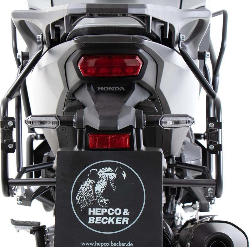 Hepco & Becker Sidecarrier permanent mounted black for Honda NT 1100 (2022-) | 6539537 00 01
