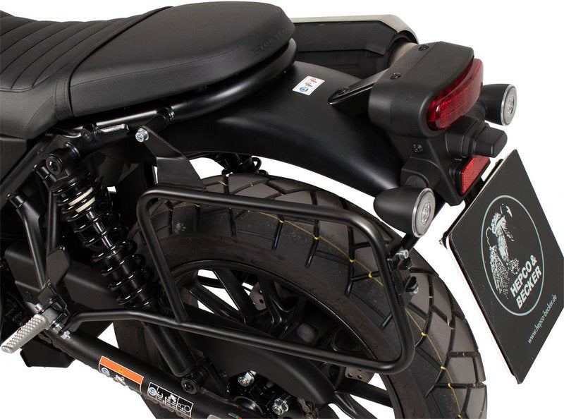 Hepco & Becker Side Carrier One-Sided Left Permanent Mounted Black For Honda CL 500 (2023-) | 6539543 00 01