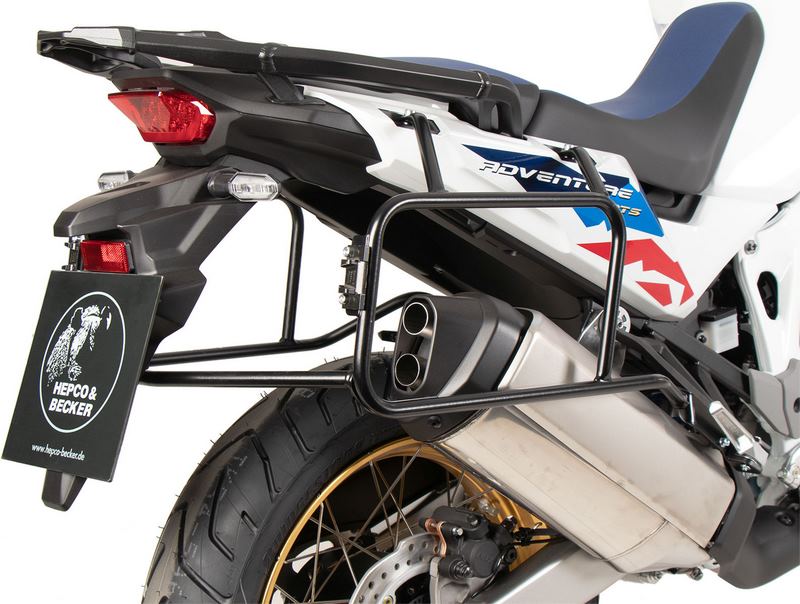 Hepco & Becker Side Carrier Permanent Mounted Black For Honda CRF 1100L Africa Twin Adventure Sports (2024-) | 6539544 00 01