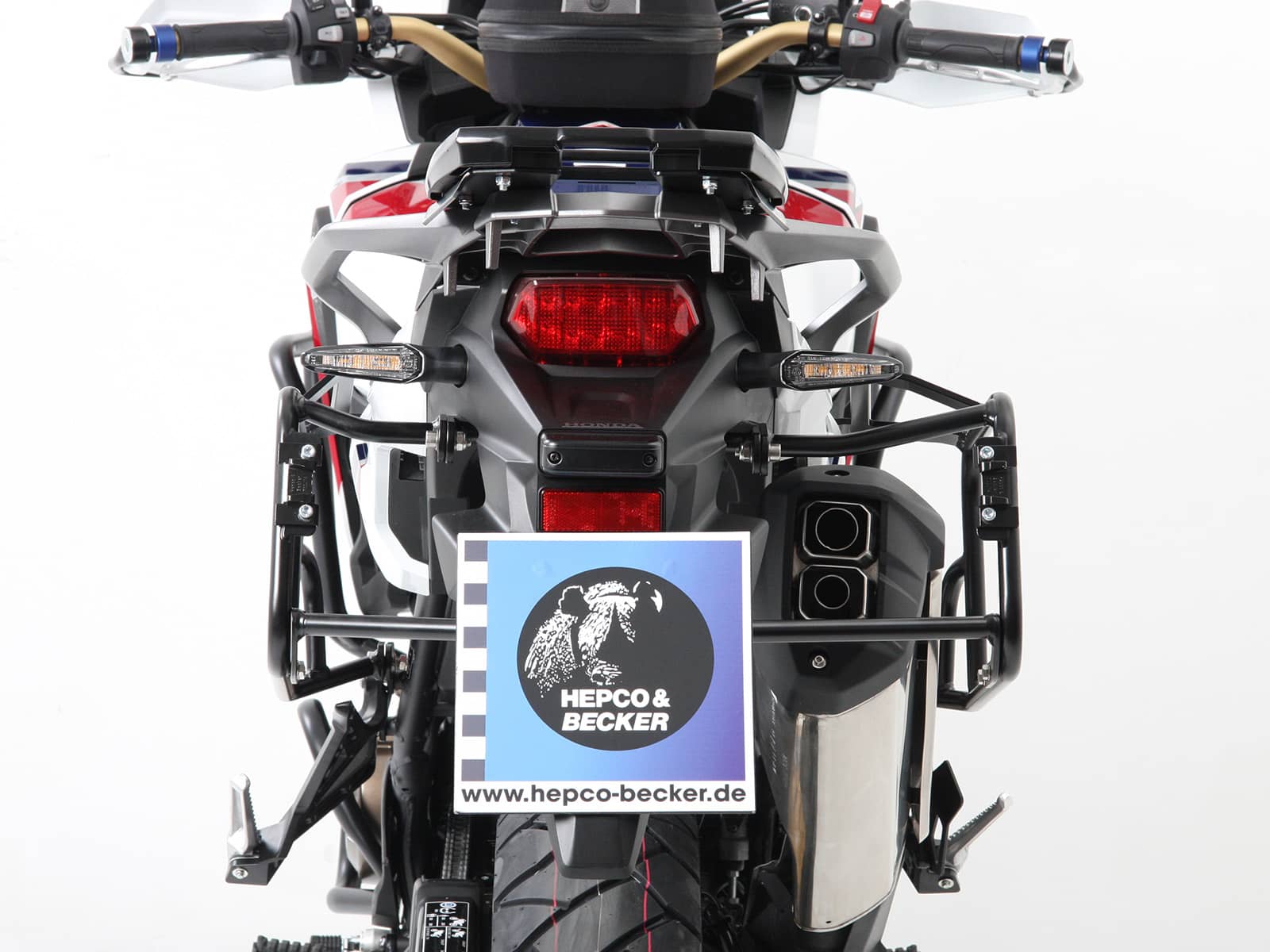 Hepco & Becker Sidecarrier permanent mounted-black for Honda CRF 1000 Africa Twin 2016-2017 | 653994 00 01