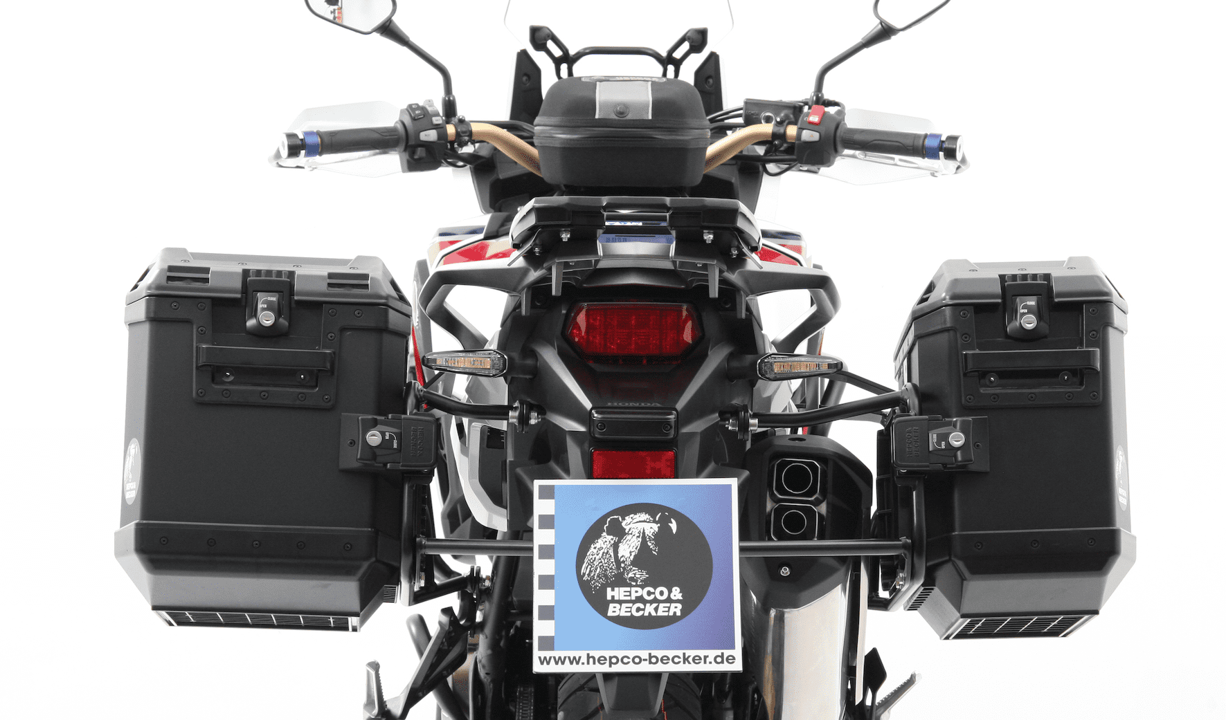 Hepco & Becker Sidecarrier permanent mounted-black for Honda CRF 1000 Africa Twin 2016-2017 | 653994 00 01