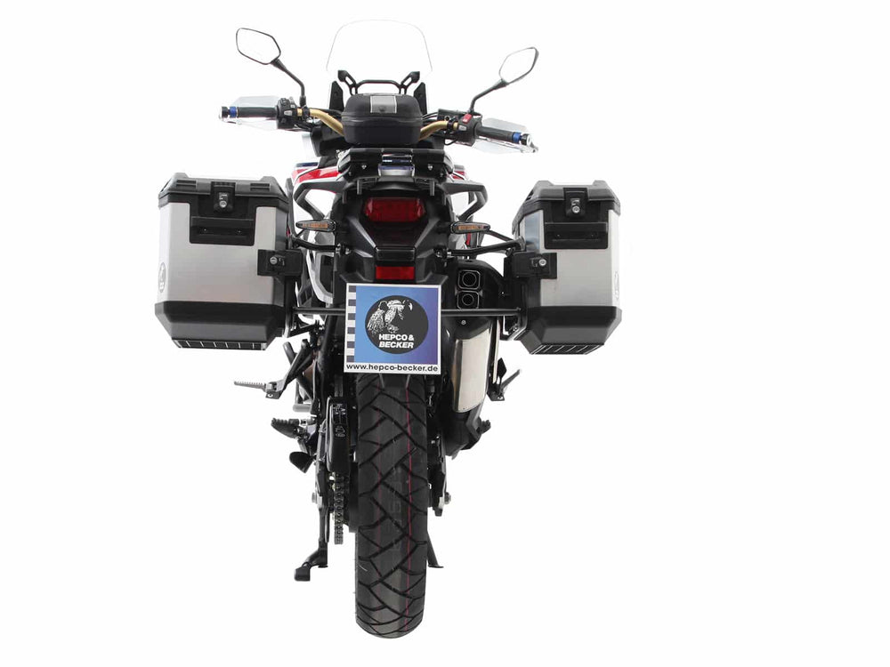 Hepco & Becker Sidecarrier permanent mounted-black for Honda CRF 1000 Africa Twin 2016-2017 | 653994 00 01