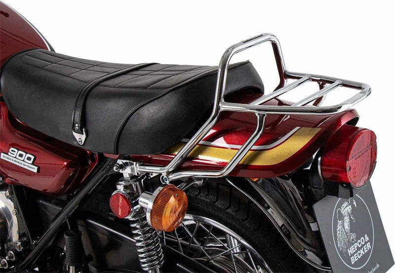 Hepco & Becker Topcase carrier tube-type chrome for Kawasaki Z 900 (1973-1976)/Z1000 A (1977-1978) | 6542535 01 02