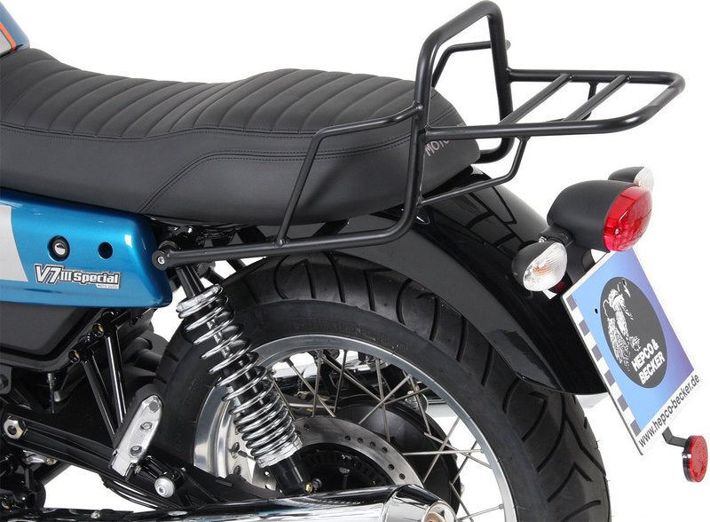 Hepco & Becker Tube Topcasecarrier / rear rack-black for Moto Guzzi V 7 III stone/ special / Anniversario from 2017 | 654550 01 01