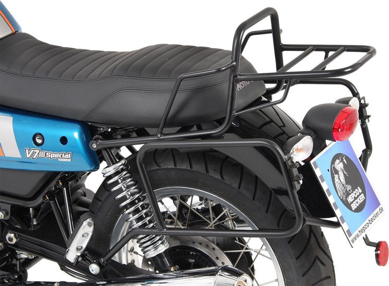 Hepco & Becker Tube Topcasecarrier / rear rack-chrome for Moto Guzzi V 7 III stone/ special / Anniversario from 2017 | 654550 01 02