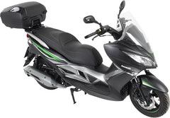 Hepco & Becker Alurack topcasecarrier-black in combination with OEM rear rack-black for Kawasaki J 125 / 300 from 2014 | 6552520 01 01