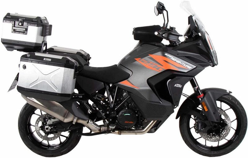Hepco & Becker Alurack top case carrier black for combination with original rear rack for KTM 1290 Super Adventure S/R (2021-) | 6557627 01 01