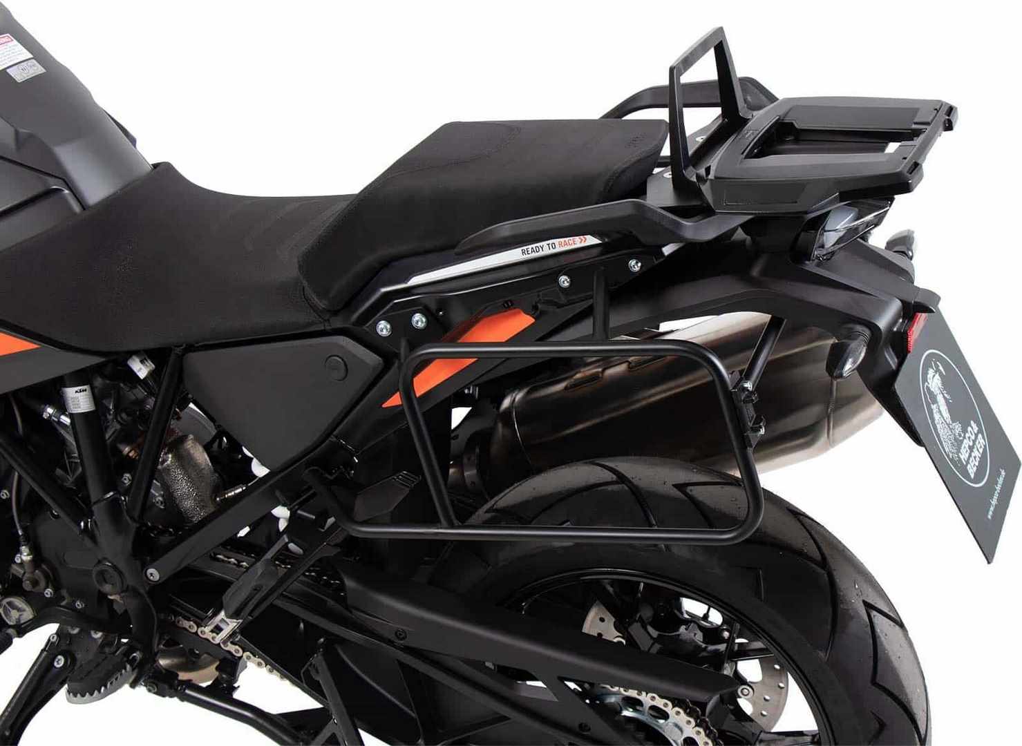 Hepco & Becker Alurack top case carrier black for combination with original rear rack for KTM 1290 Super Adventure S/R (2021-) | 6557627 01 01