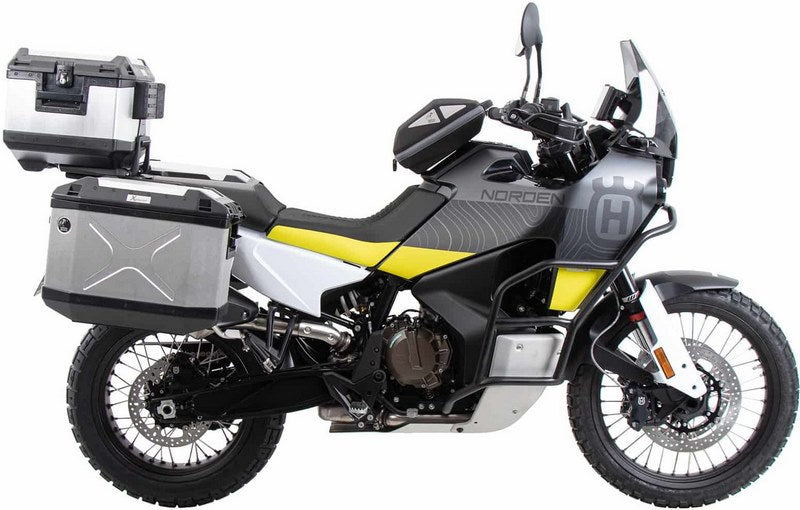 Hepco & Becker Alurack top case carrier black for combination with original rear rack for Husqvarna Norden 901 (2022-) | 6557634 01 01