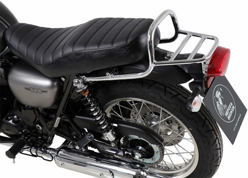 Hepco & Becker Tube Topcasecarrier – chrome for Kawasaki W 800 Street/Cafe (2019-) | 6582541 01 02