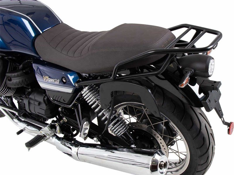 Hepco & Becker Tube rear rack black for Moto Guzzi V7 Stone / Special (850 ccm) (2021-) | 658556 01 01