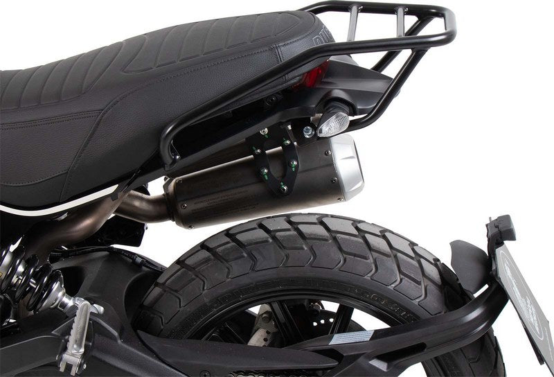 Hepco & Becker Tube rear rack - black for Ducati Scrambler 1100 Dark Pro/Pro/Sport Pro (2021-) | 6587616 01 01